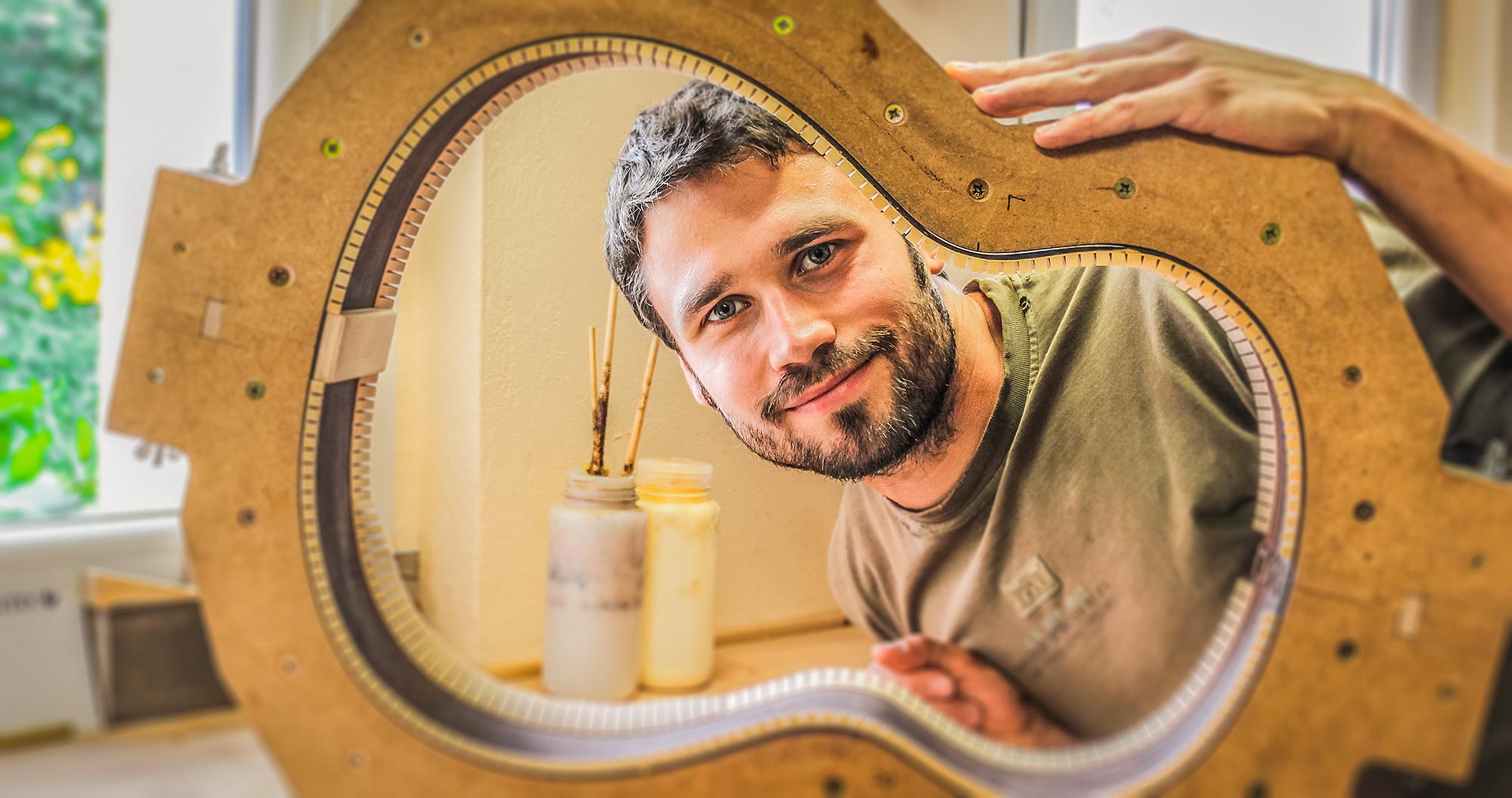 Structural work on a classical guitar