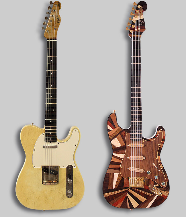 electric guitars